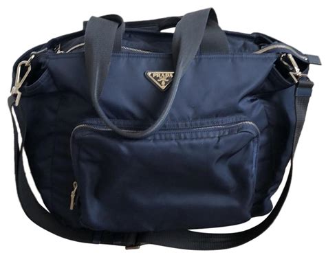 prada baby bag navy|prada diaper bags.